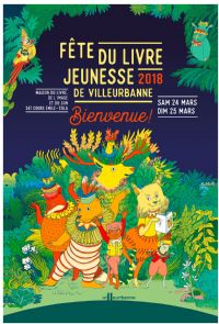 19e Fête du livre jeunesse de Villeurbanne. Du 24 au 25 mars 2018 à Villeurbanne. Rhone. 